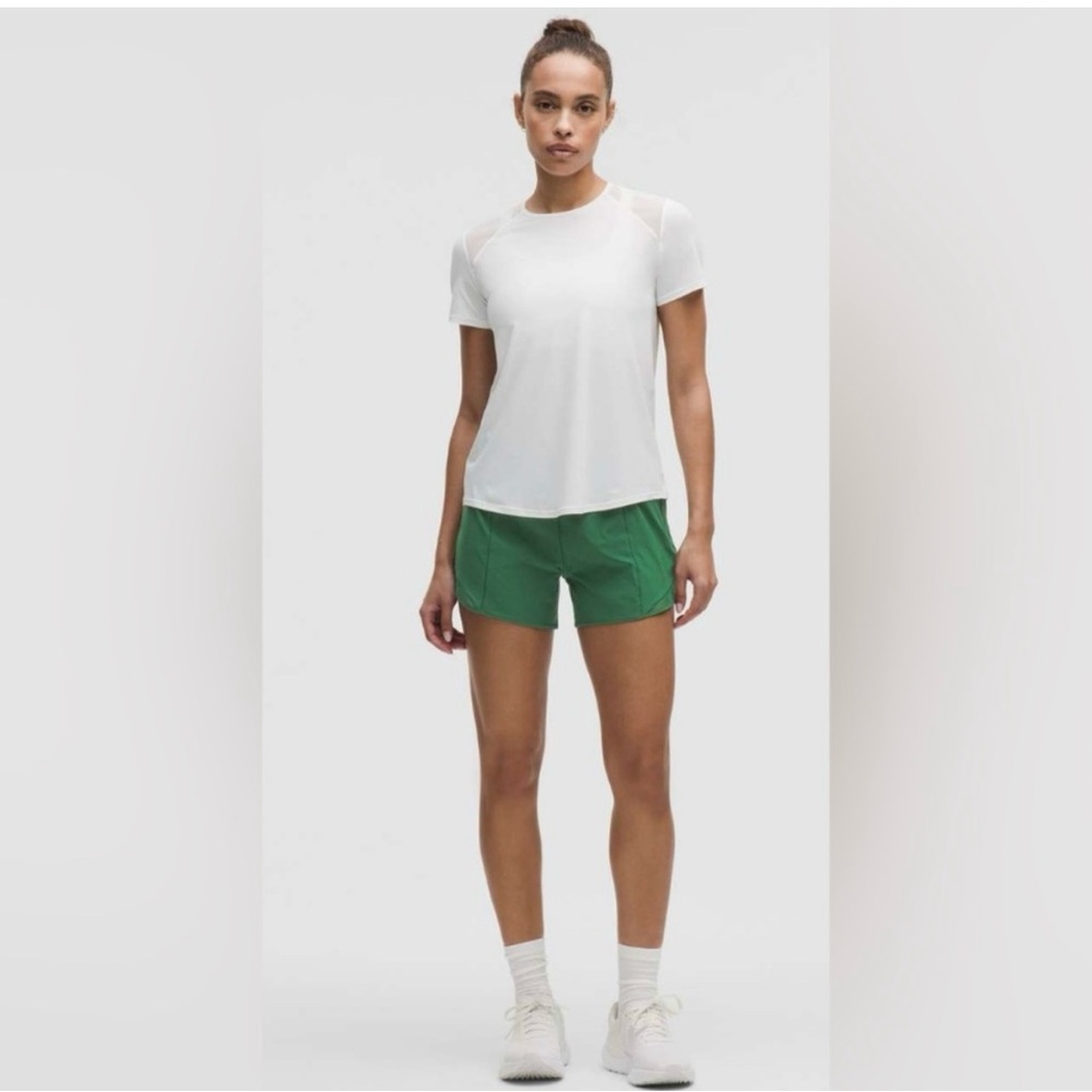 Lululemon athletica Green high rise hotty hot Shorts